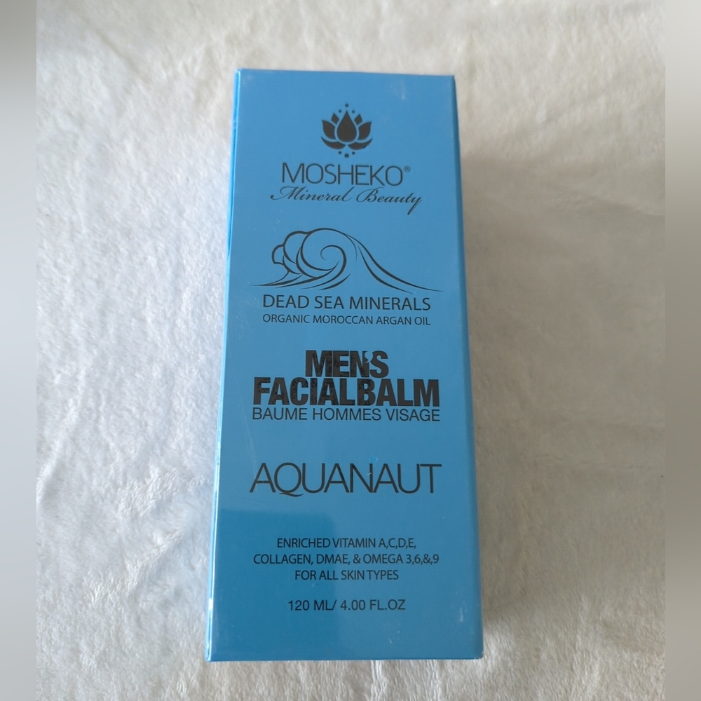 Mosheko Aquanaut Mens Facial Balm. New In Sealed Packaging.